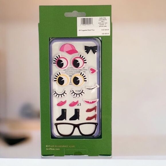 KATE SPADE NEW HYBRID HARDSHELL CASE FITS IPHONE 7 MAKE A MONSTER - Picture 2 of 3